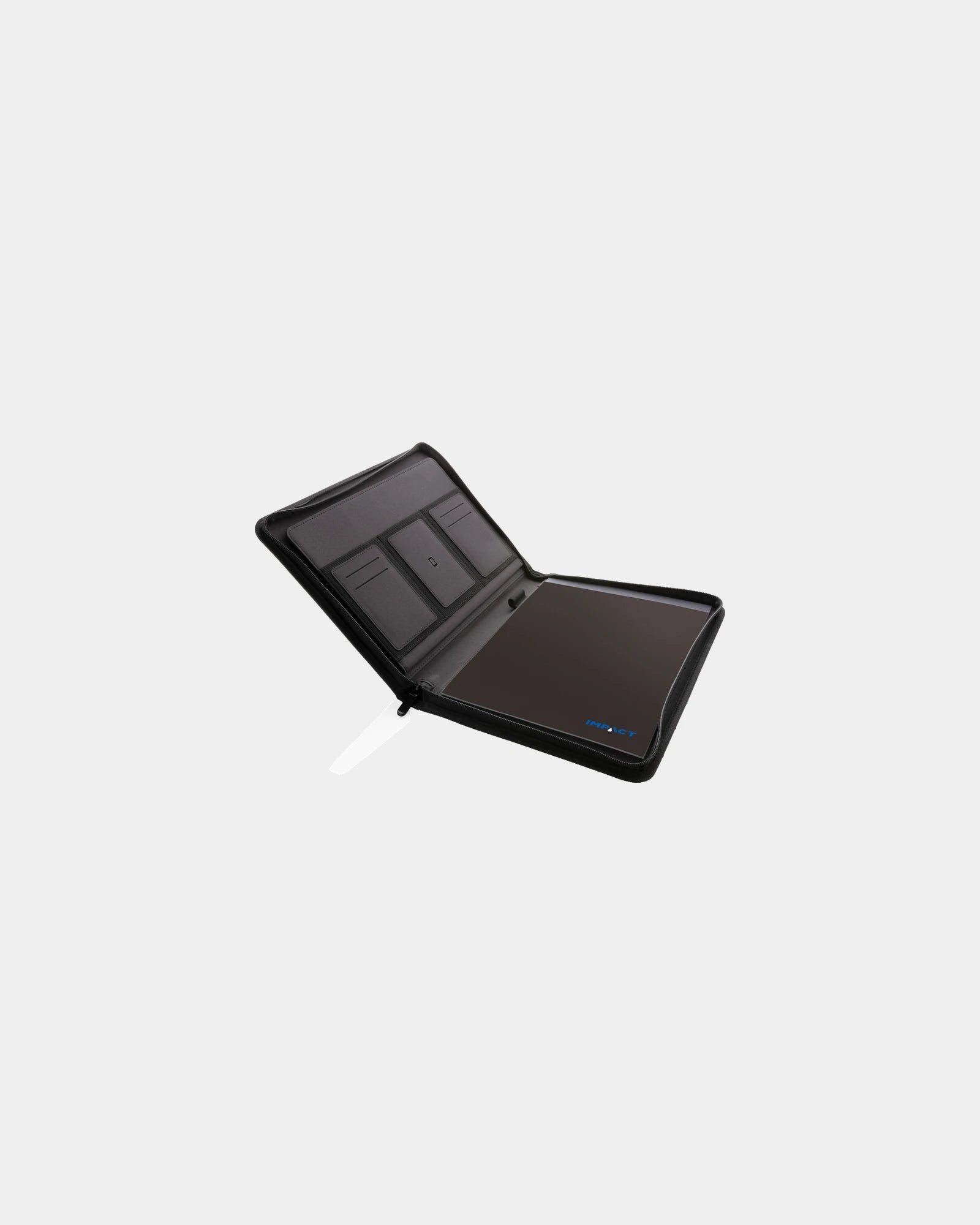 Promotional rPET AWARE™ zippered A4 conference folder