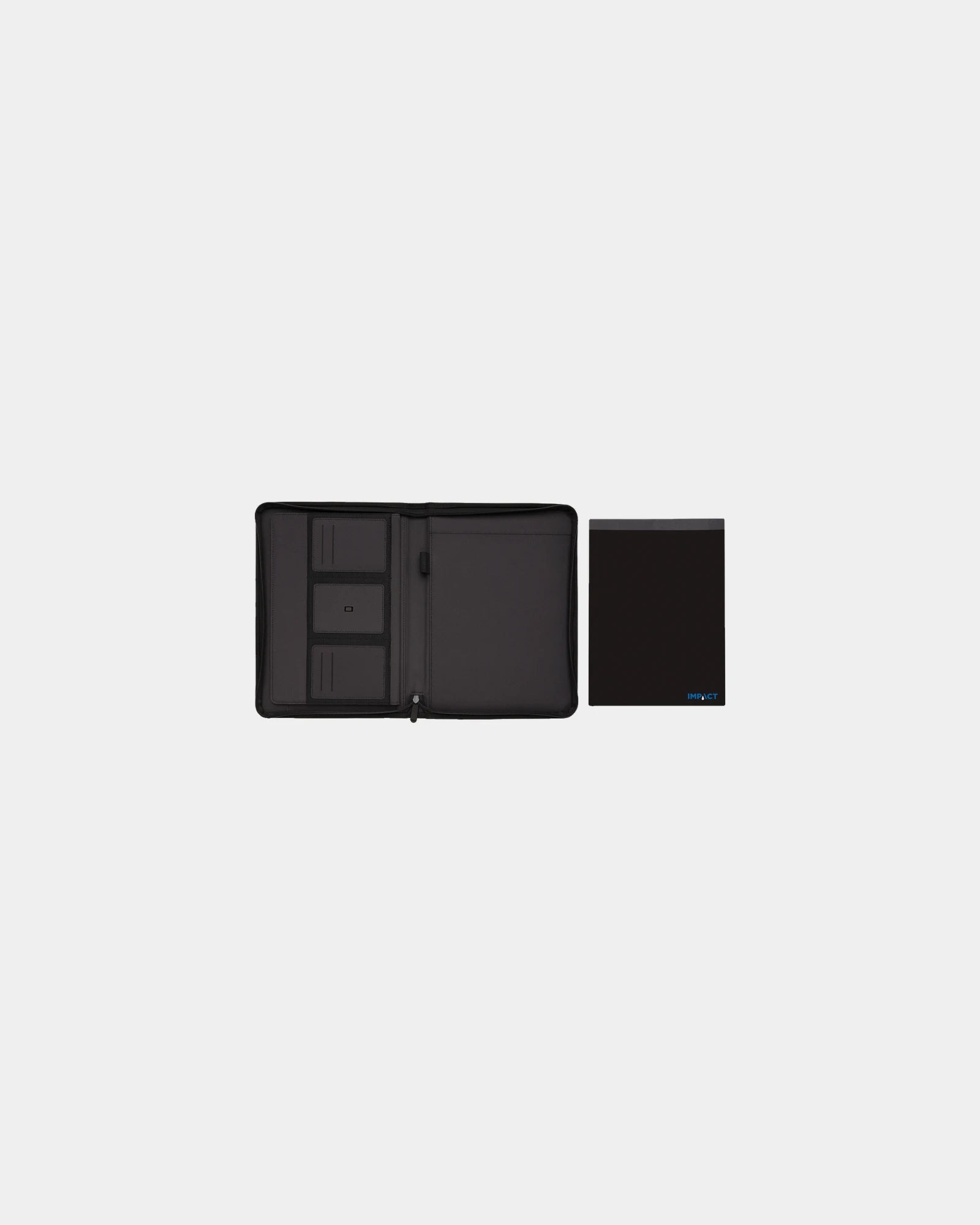 Promotional rPET AWARE™ zippered A4 conference folder
