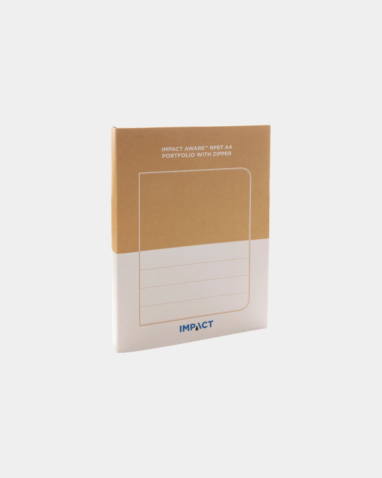 Promotional rPET AWARE™ zippered A4 conference folder