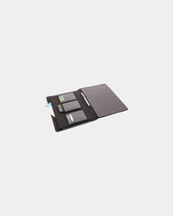 Promotional recycled leather A4 conference folder