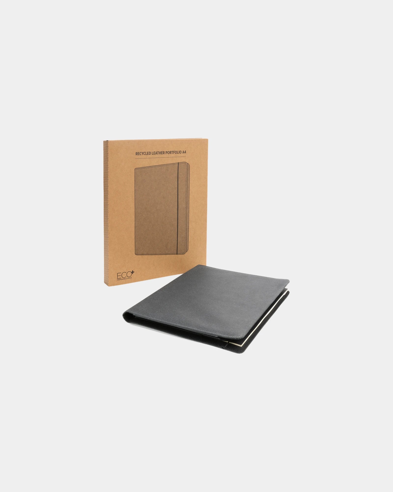Promotional recycled leather A4 conference folder
