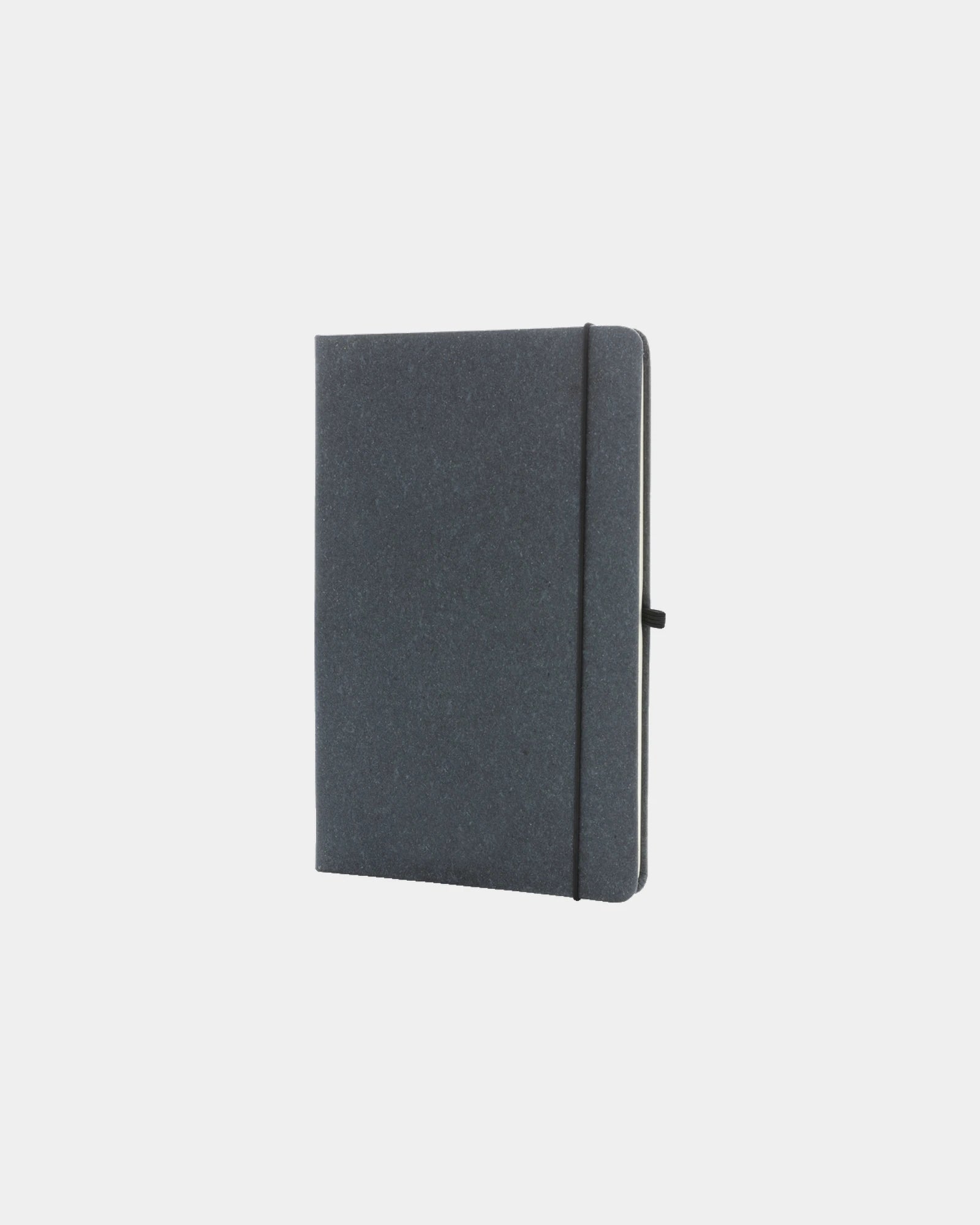 Promotional recycled leather A5 notebook - Grey