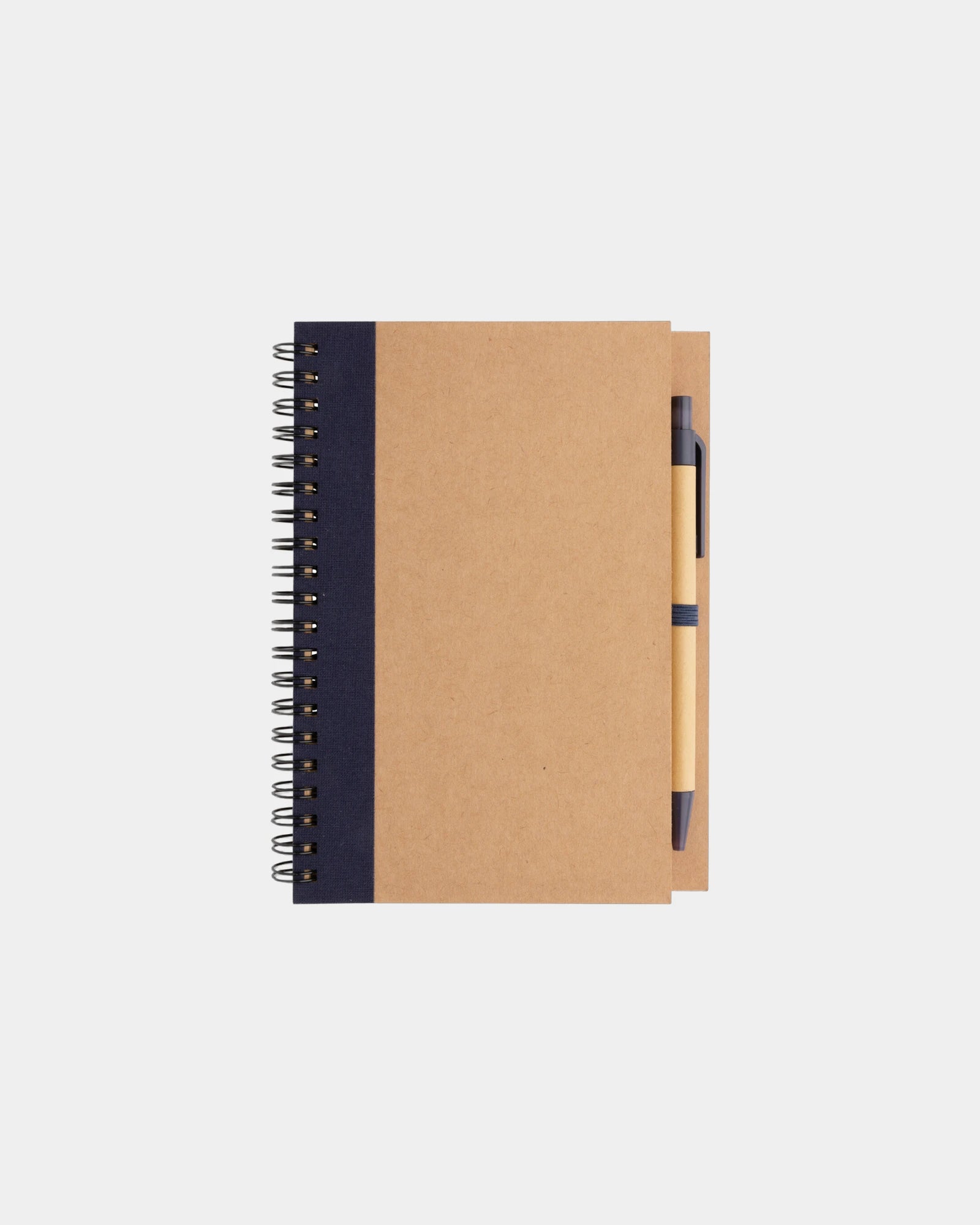 Promotional recycled kraft notebook with pen - 2