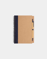 Promotional recycled kraft notebook with pen - 2
