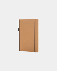 Promotional FSC certified A5 notebook with elastic pen loop