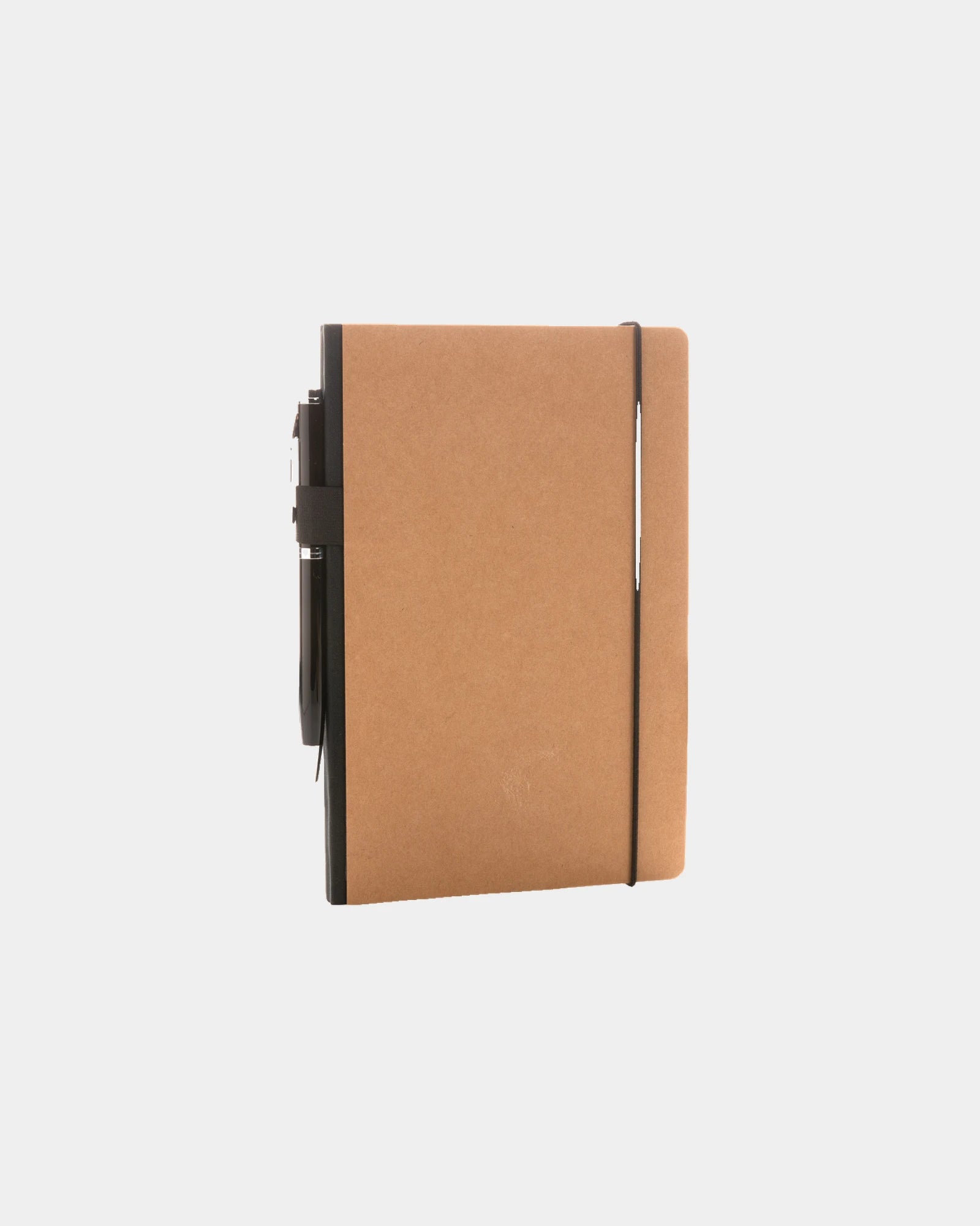 Promotional FSC certified A5 notebook with elastic pen loop