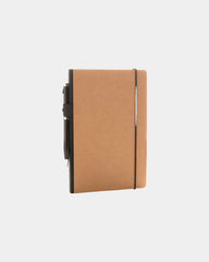 Promotional FSC certified A5 notebook with elastic pen loop