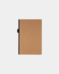 Promotional FSC certified A5 notebook with elastic pen loop