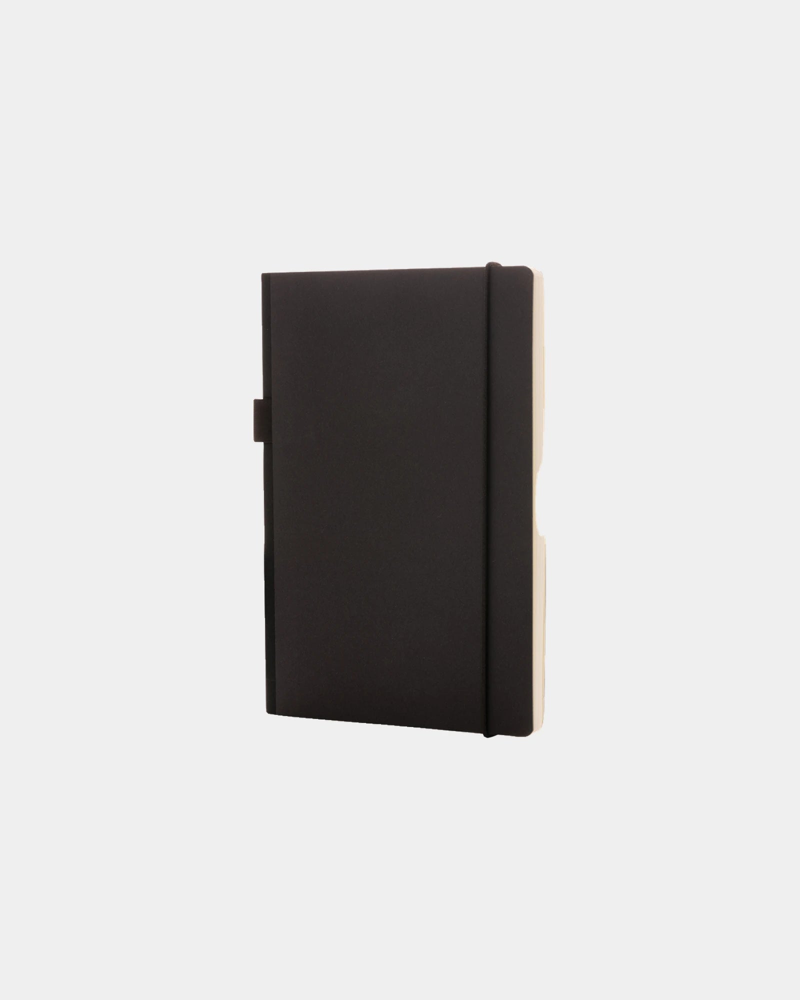 Promotional FSC certified A5 notebook with elastic pen loop