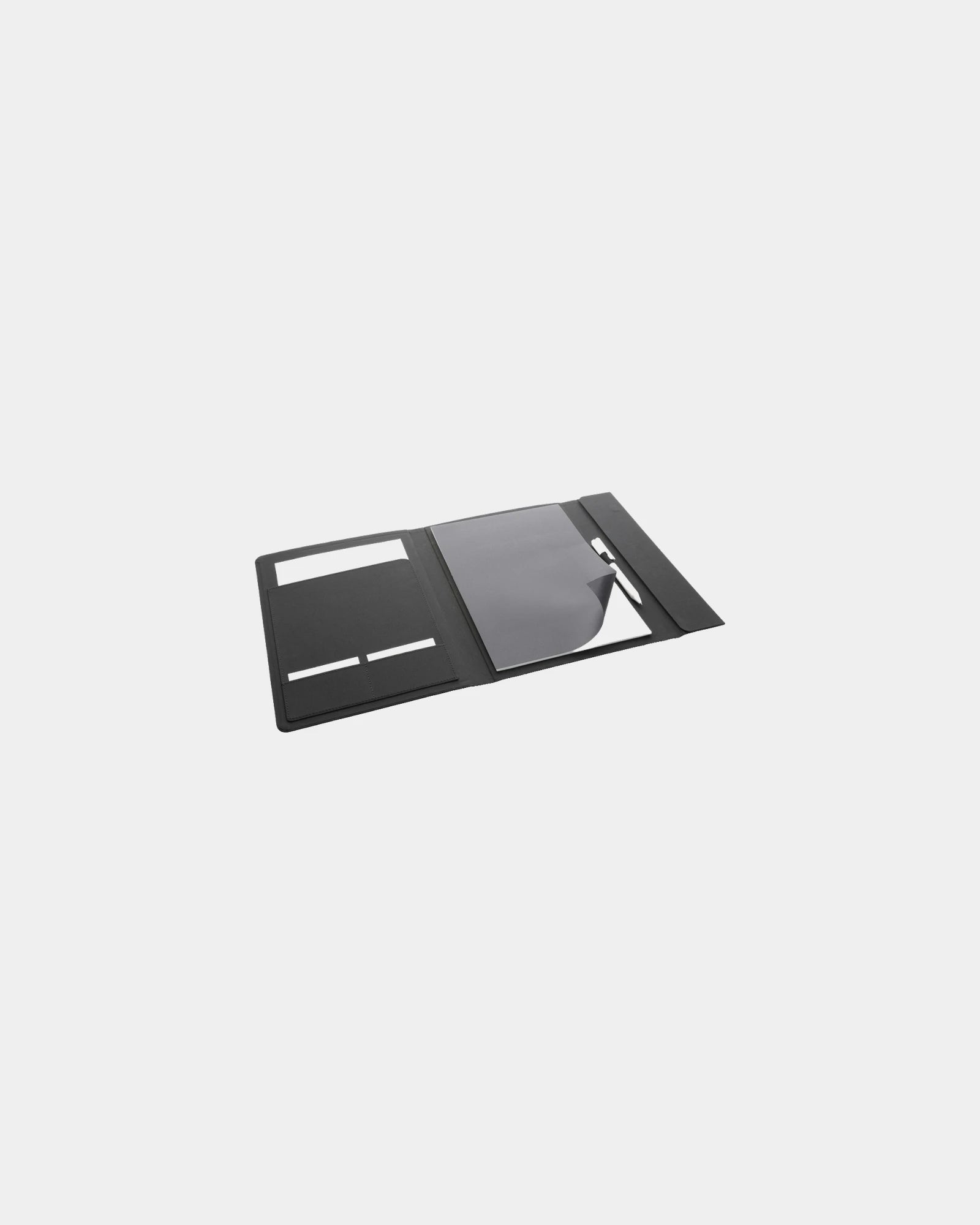 Promotional rPET A4 conference folder with magnetic closure