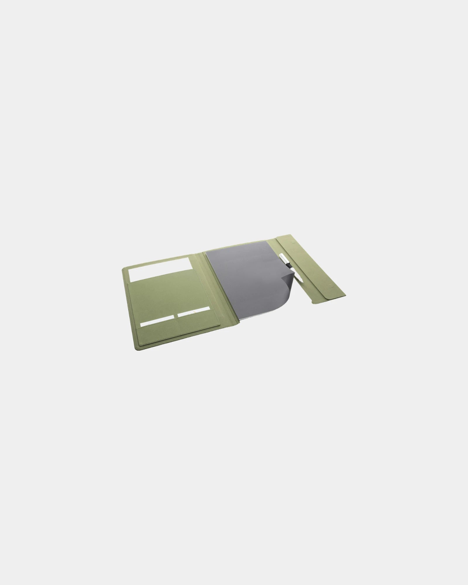 Promotional rPET A4 conference folder with magnetic closure