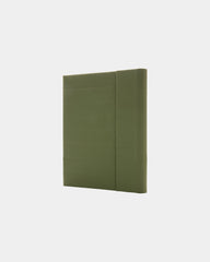Promotional rPET A4 conference folder with magnetic closure