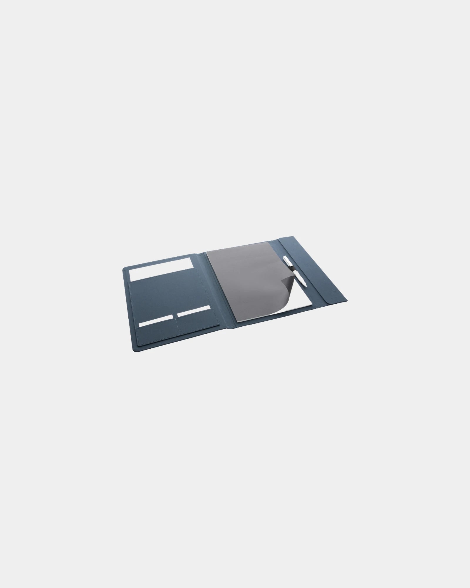 Promotional rPET A4 conference folder with magnetic closure