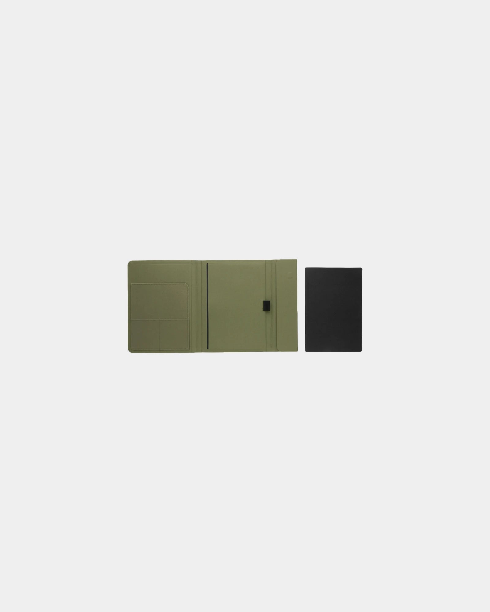 Promotional rPET A5 notebook with magnetic closure