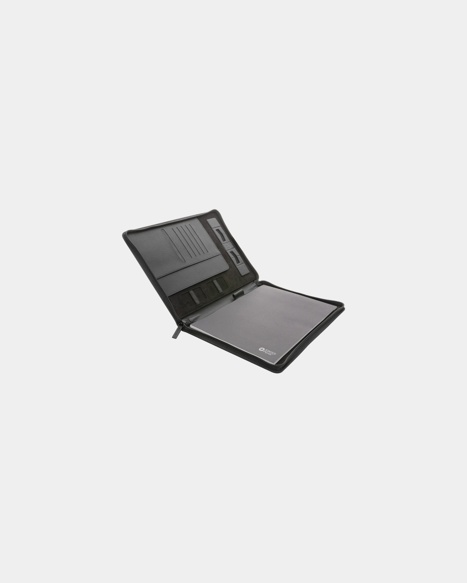 Promotional recycled PU Swiss Peak Heritage A4 folder - 2