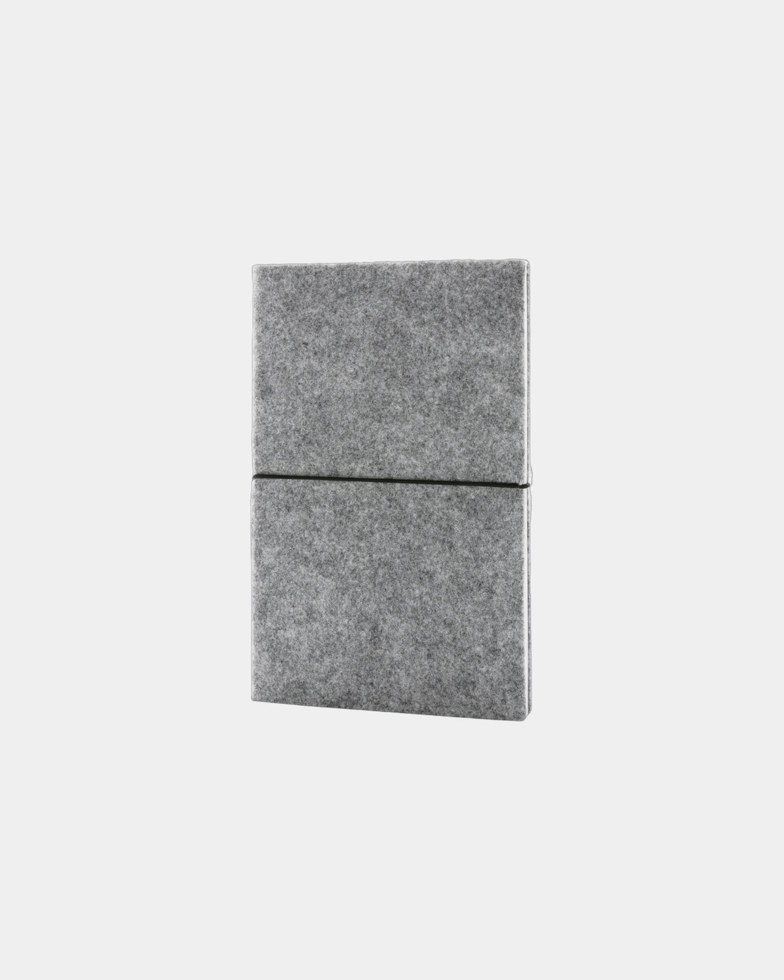 Promotional recycled felt A5 notebook - Grey