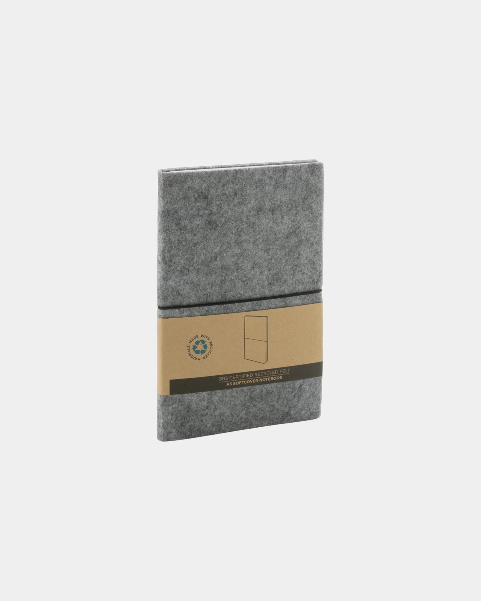 Promotional recycled felt A5 notebook - 9