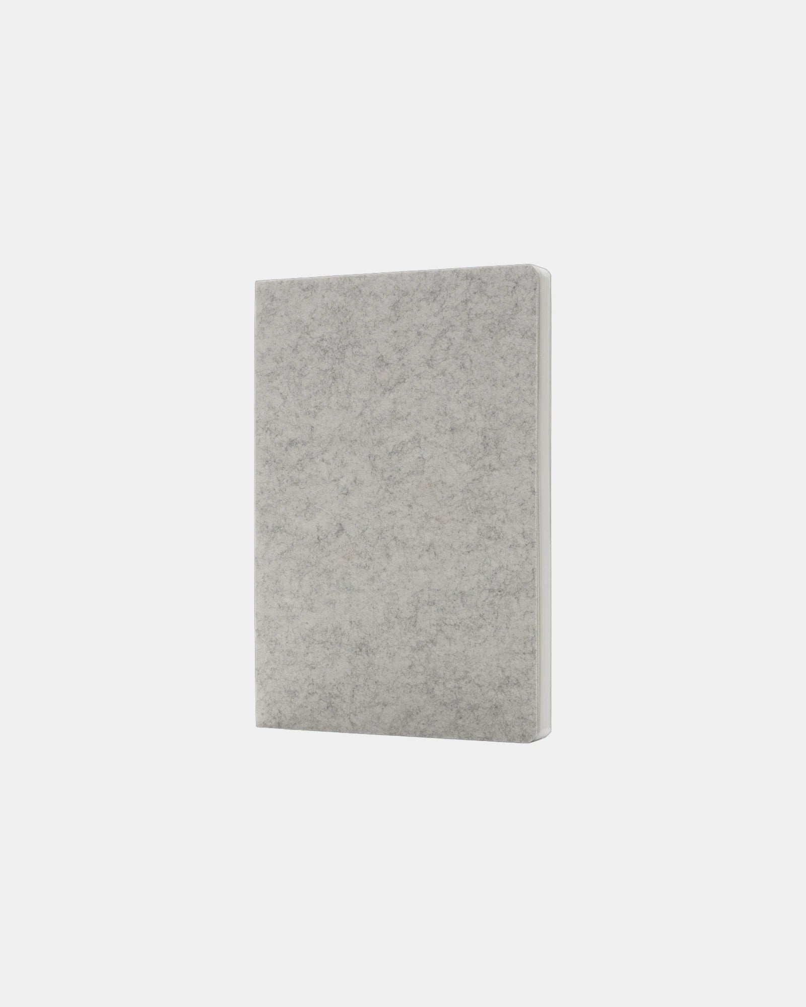 Custom recycled felt notebook - Grey