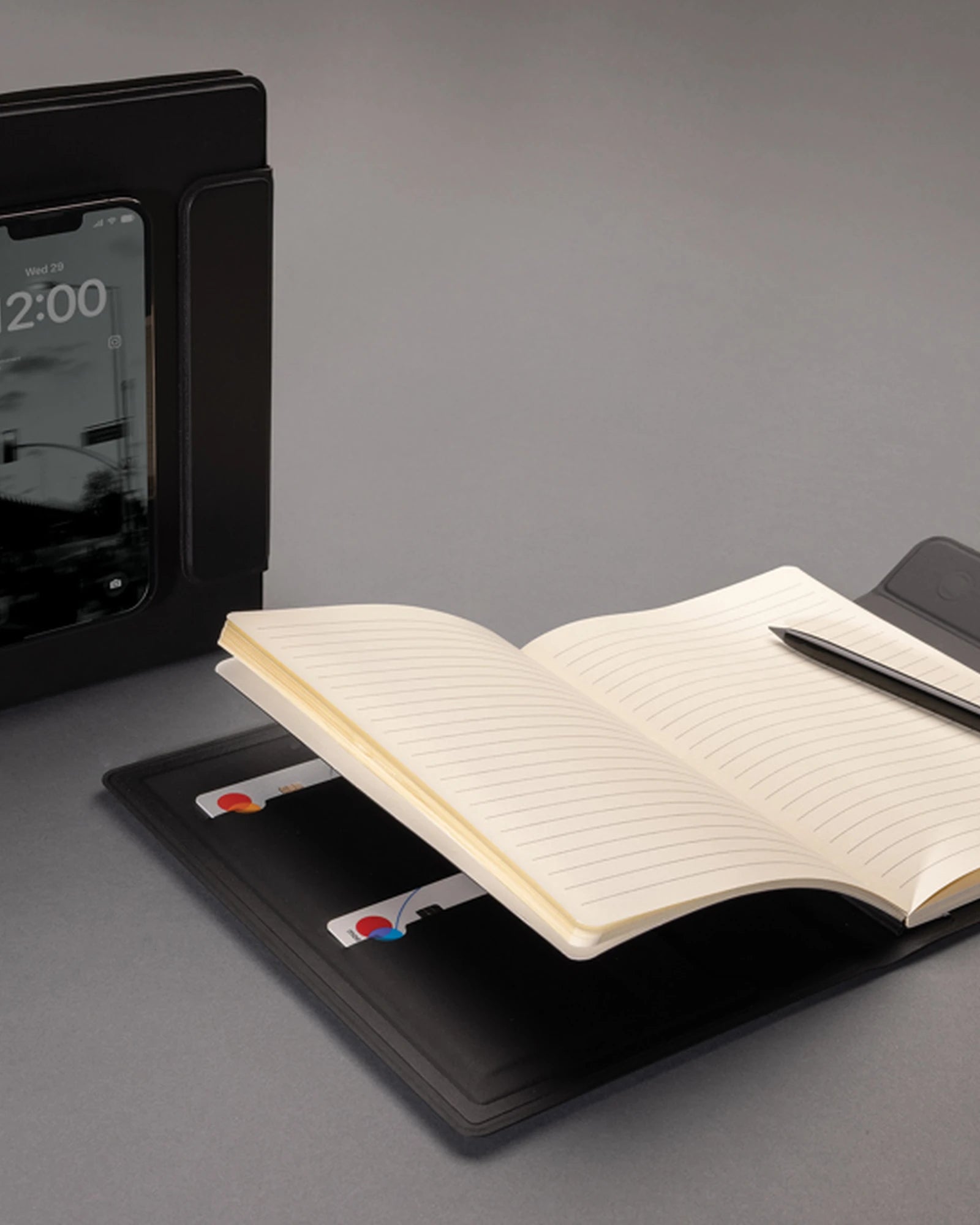 Promotional recycled PU A5 conference folder - 9