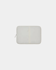 Custom recycled nylon laptop sleeve 15.6" - Beige