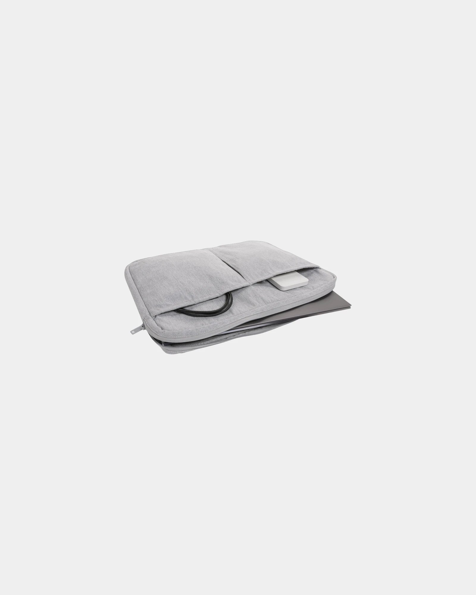 Custom recycled cotton laptop sleeve 15.6" - 4