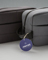 Promotional rPET AWARE™ travel toiletry bag - 18