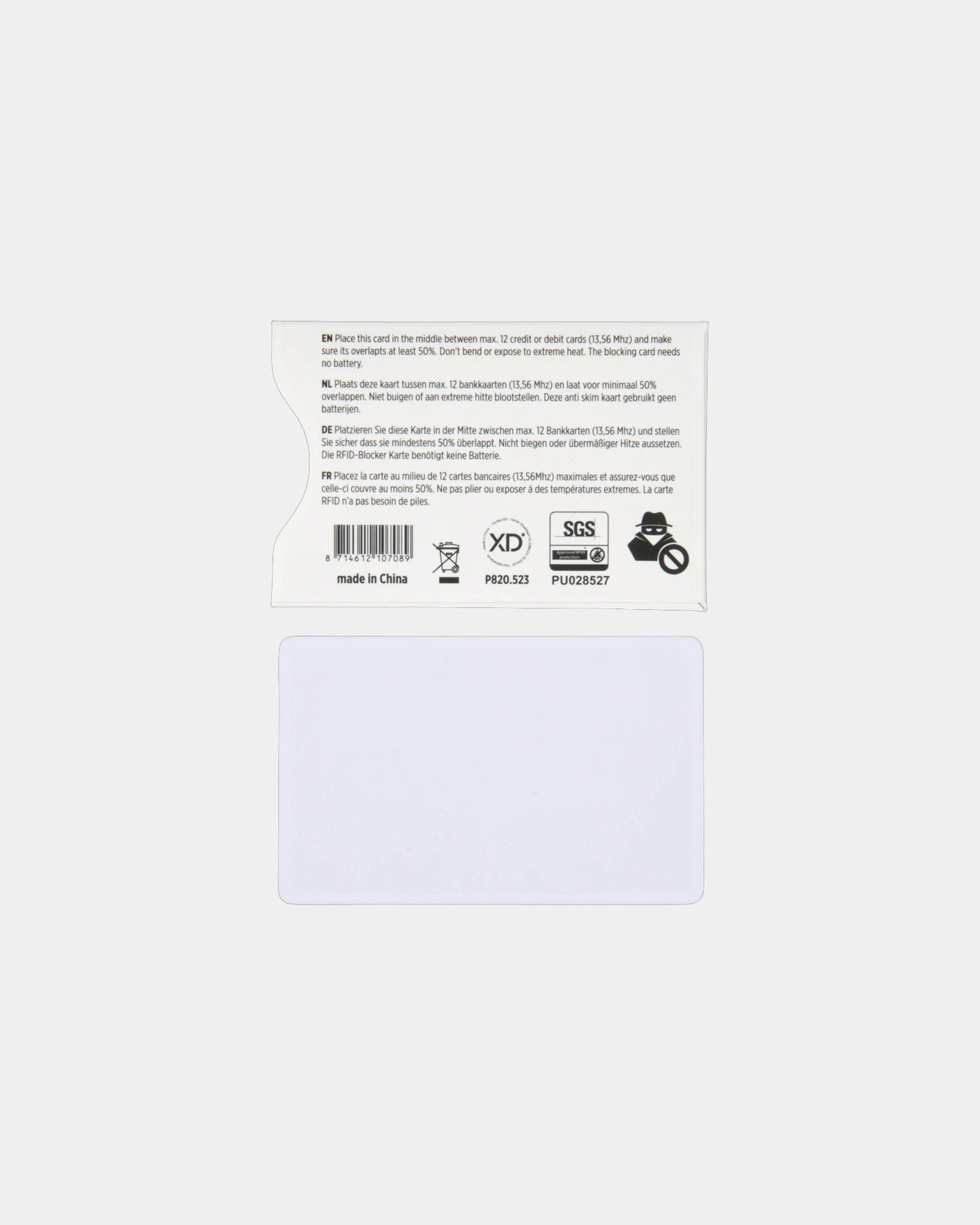 Promotional PVC RFID blocking card - 3