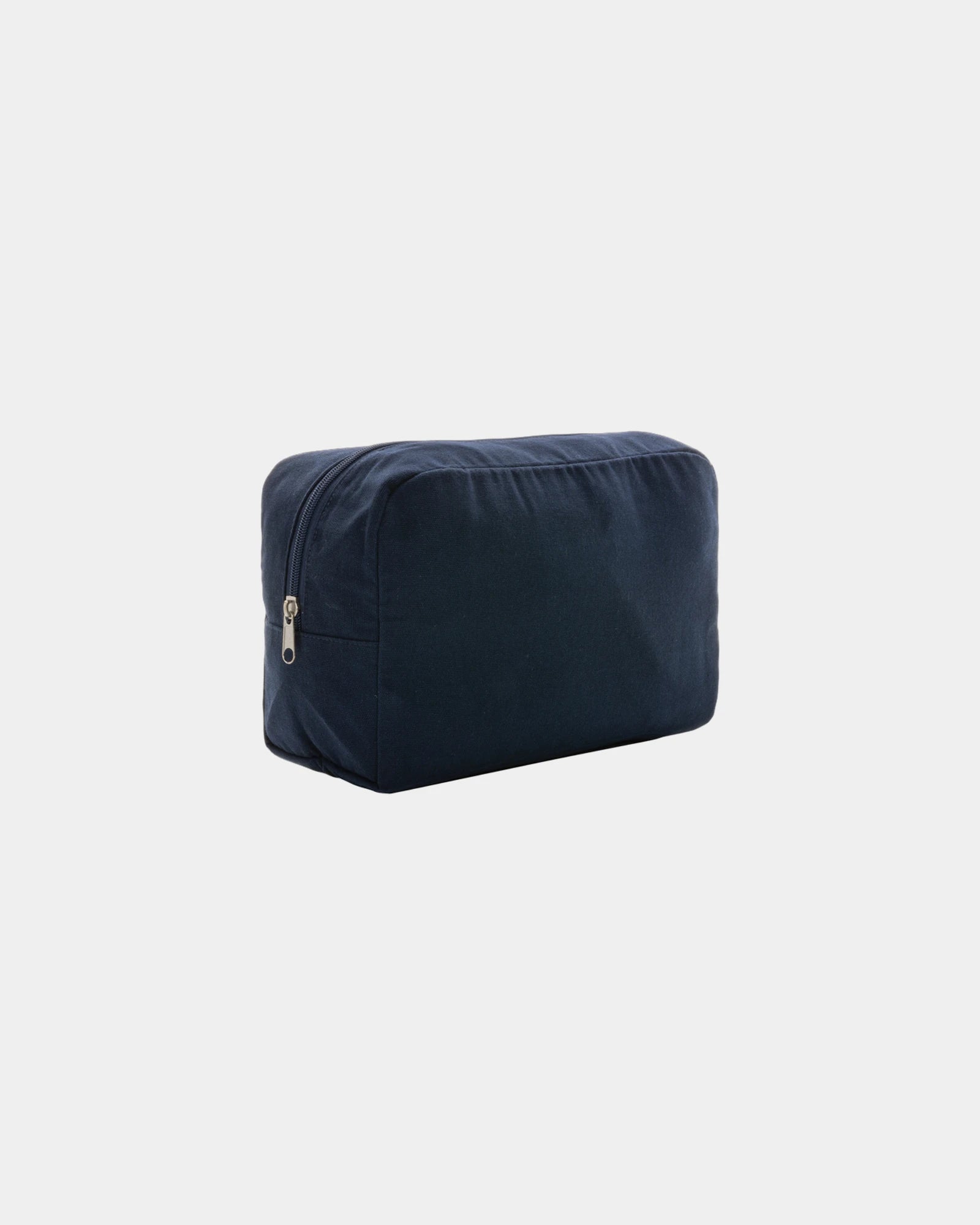 Promotional recycled toile travel pouch - Navy