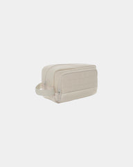 Promotional rPET AWARE™ travel toiletry bag - Beige