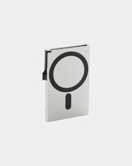 Promotional aluminum magnetic card holder - Silver