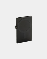 Promotional aluminum magnetic card holder - Black