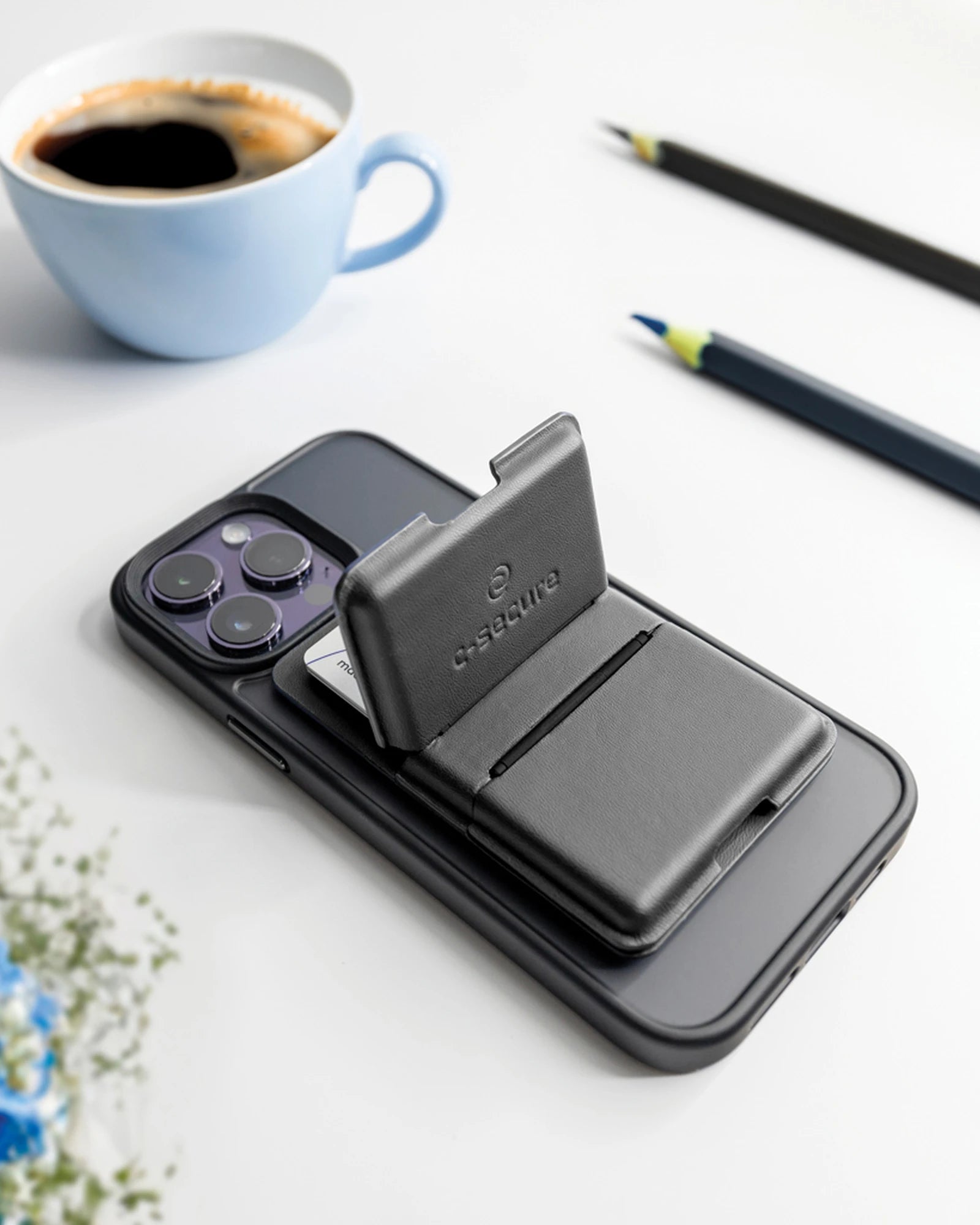 Promotional PU phone wallet C-Secure - 10
