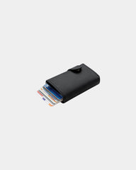 Custom aluminum RFID wallet card holder - Black