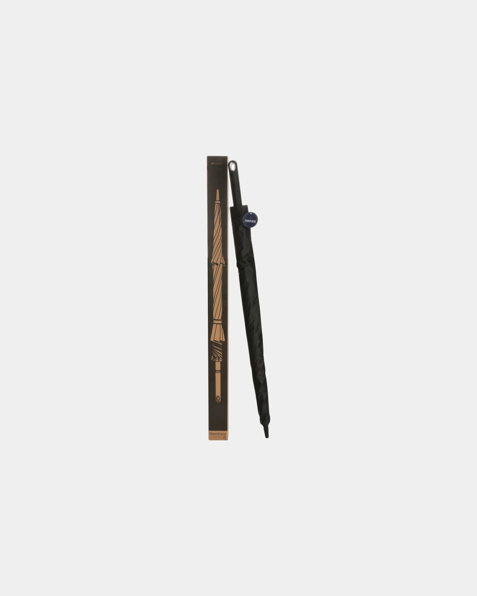 Promotional waterproof 27" Aware™ Hurricane umbrella - 5