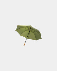 Promotional rPET bamboo auto-open golf umbrella - Green