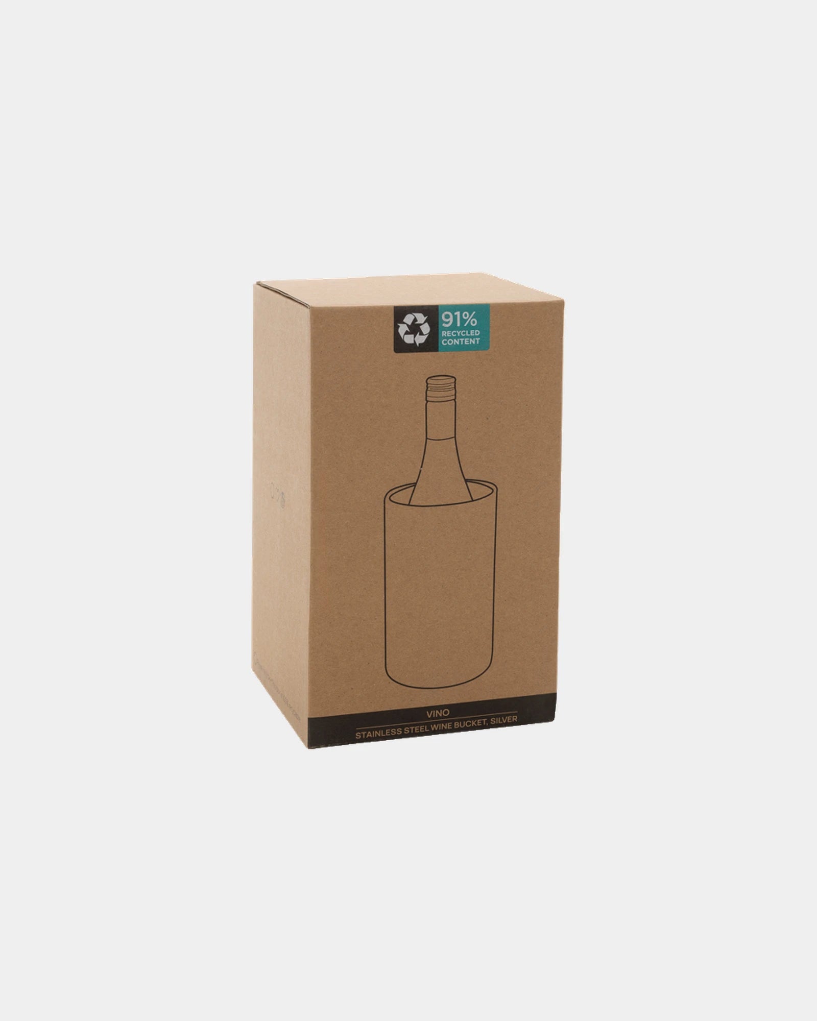 Promotional recycled stainless steel wine bucket