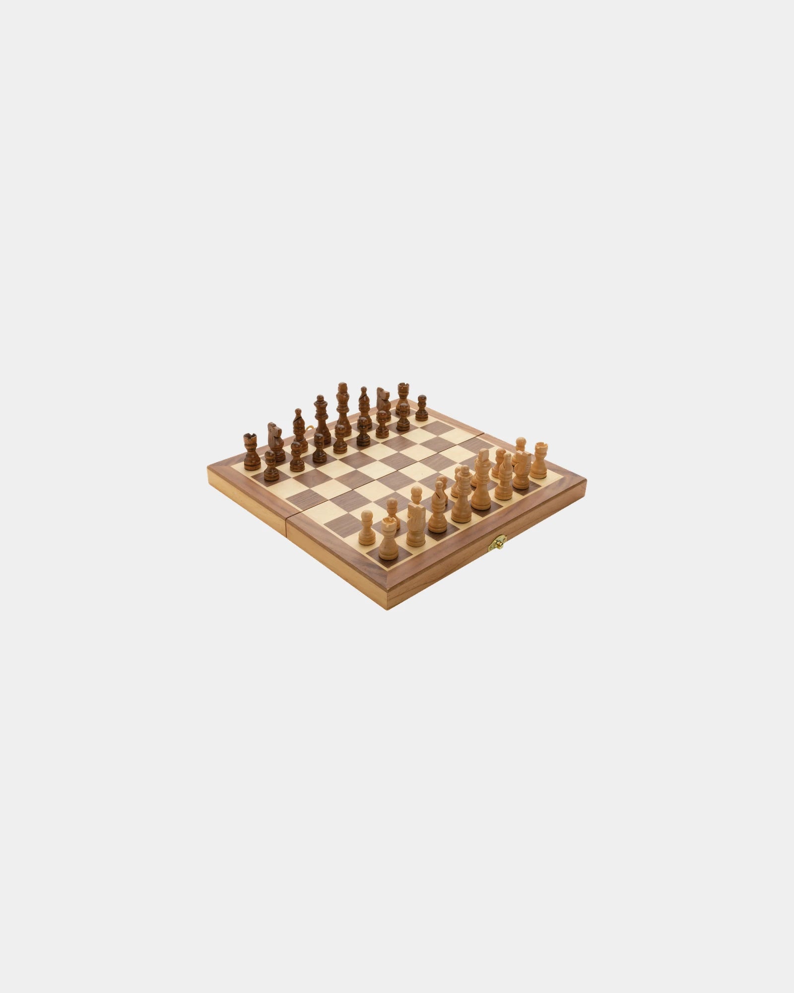 Promotional FSC wood chess set - Brown