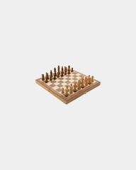 Promotional FSC wood chess set - Brown