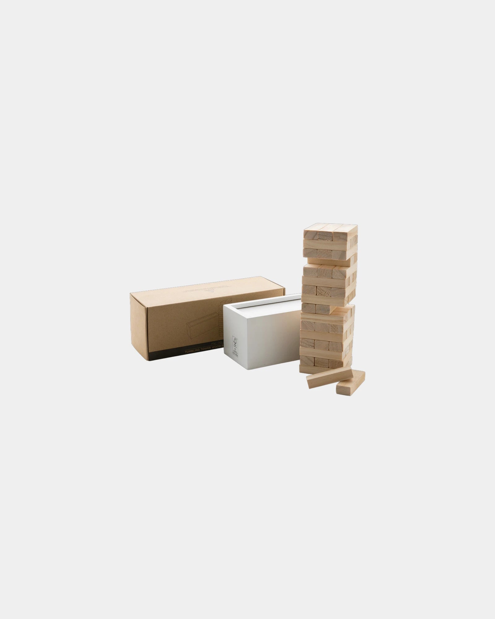 Promotional FSC wood stacking block game - 5