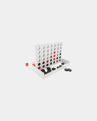 Promotional wooden Connect Four game - White
