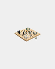 Promotional eco-friendly wooden ludo game - Brown