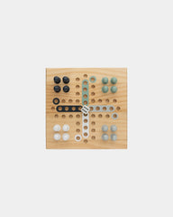 Promotional eco-friendly wooden ludo game