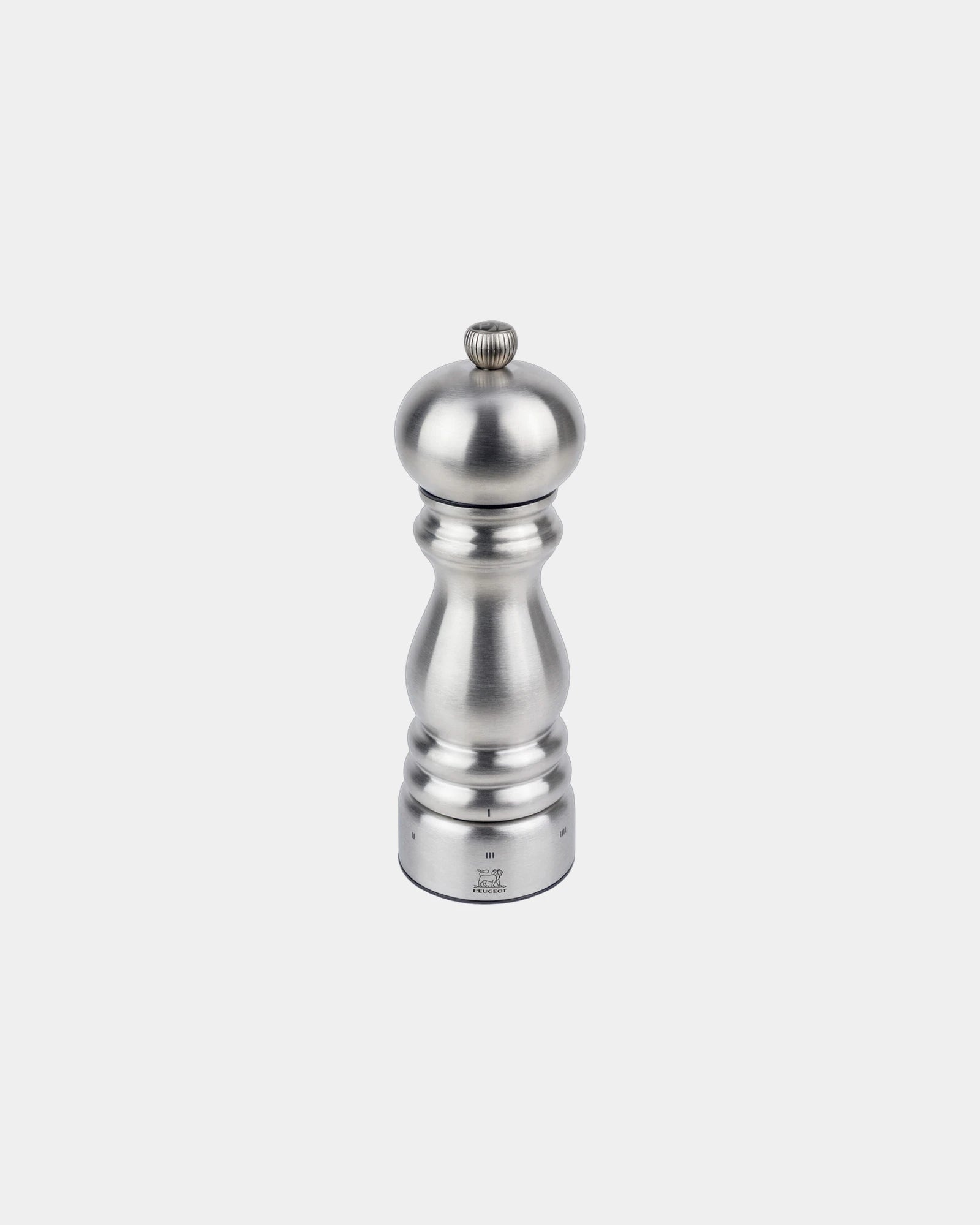 Moulin à poivre inox Peugeot Paris Chef 18 cm à personnaliser - Inox