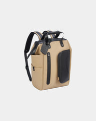 Custom recycled polyester backpack Peugeot Voyages 46 cm - Beige