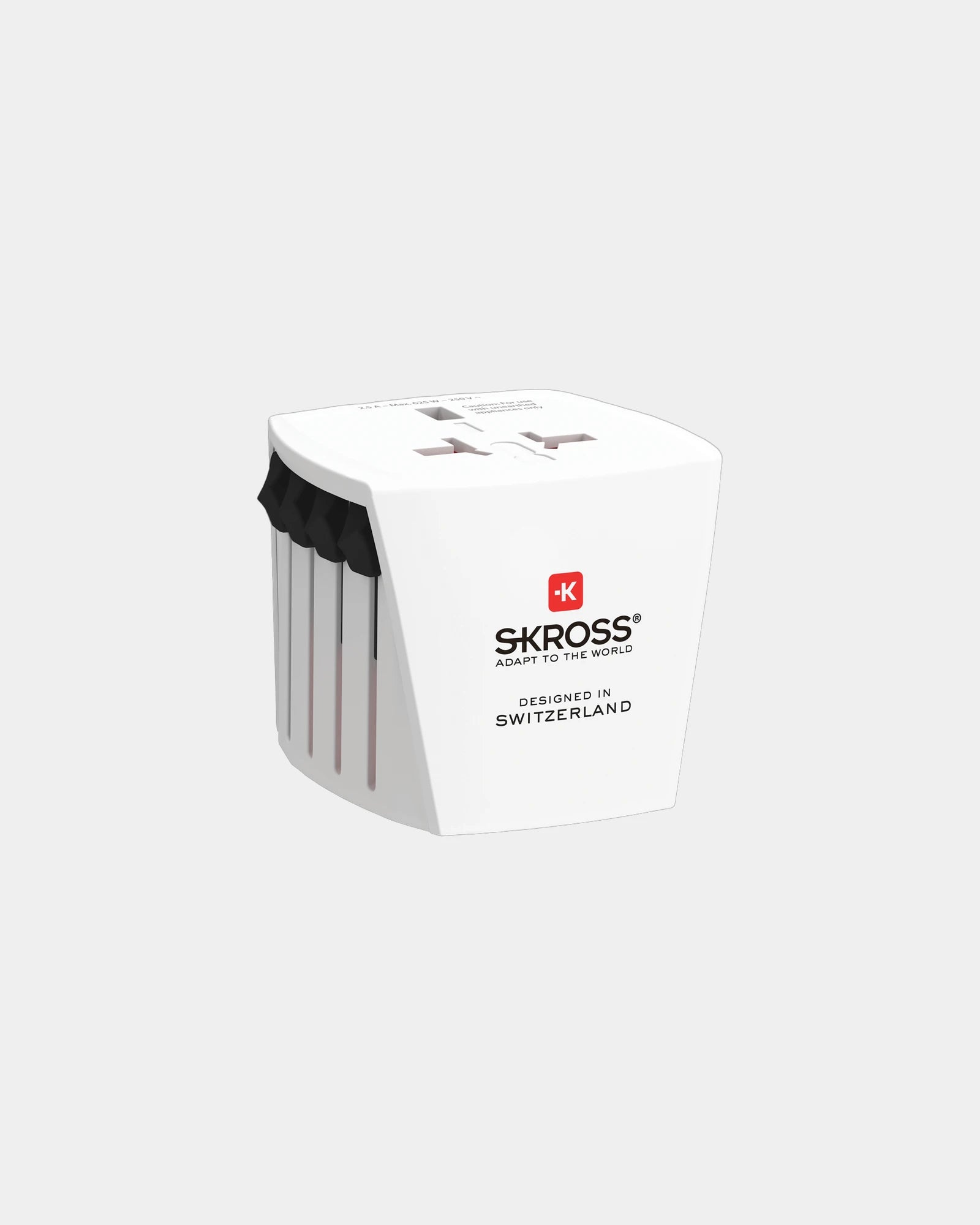 Custom travel adapter Skross MUV Micro - White