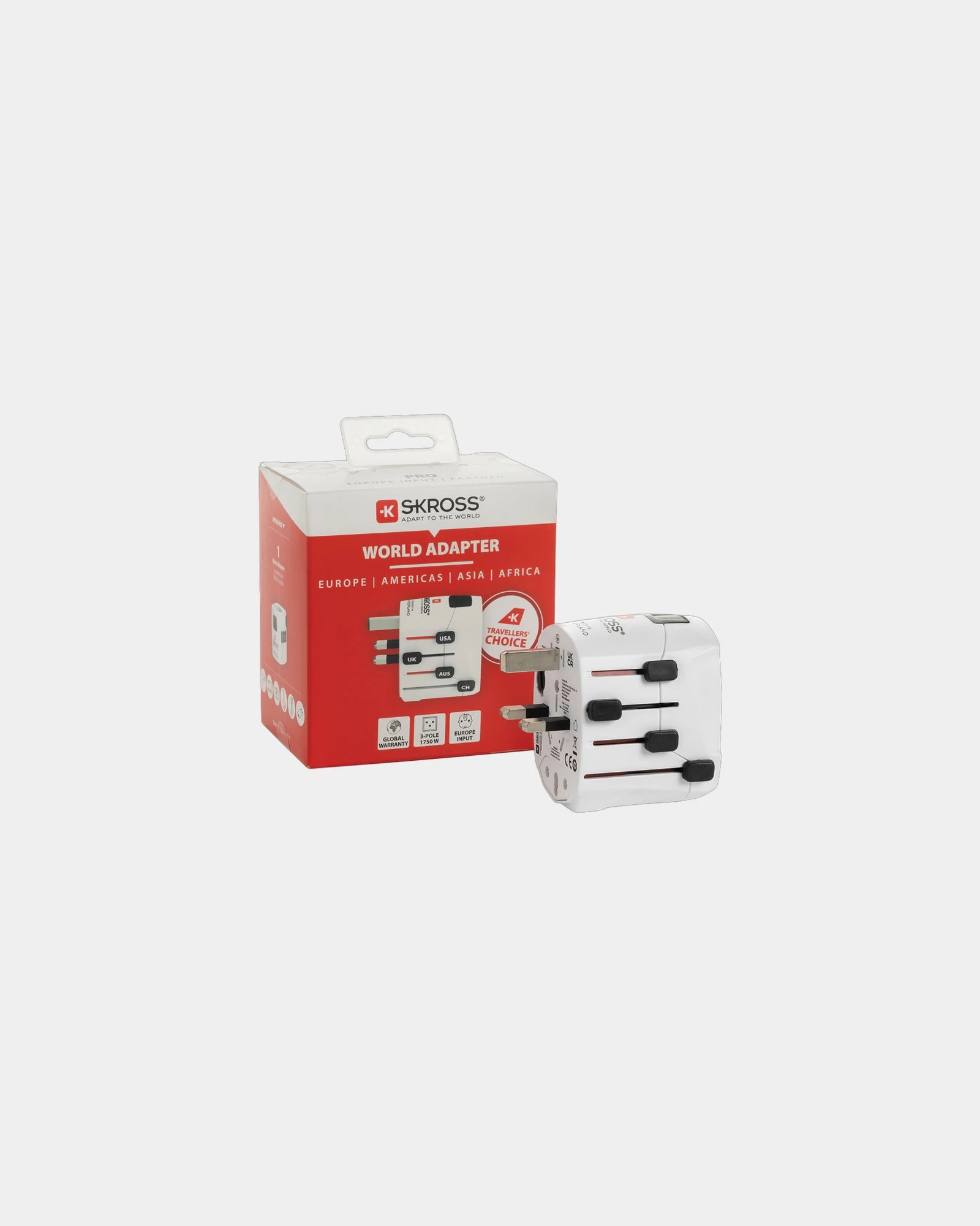 Custom travel adapter Skross Universal 3-Pole Pro - 3