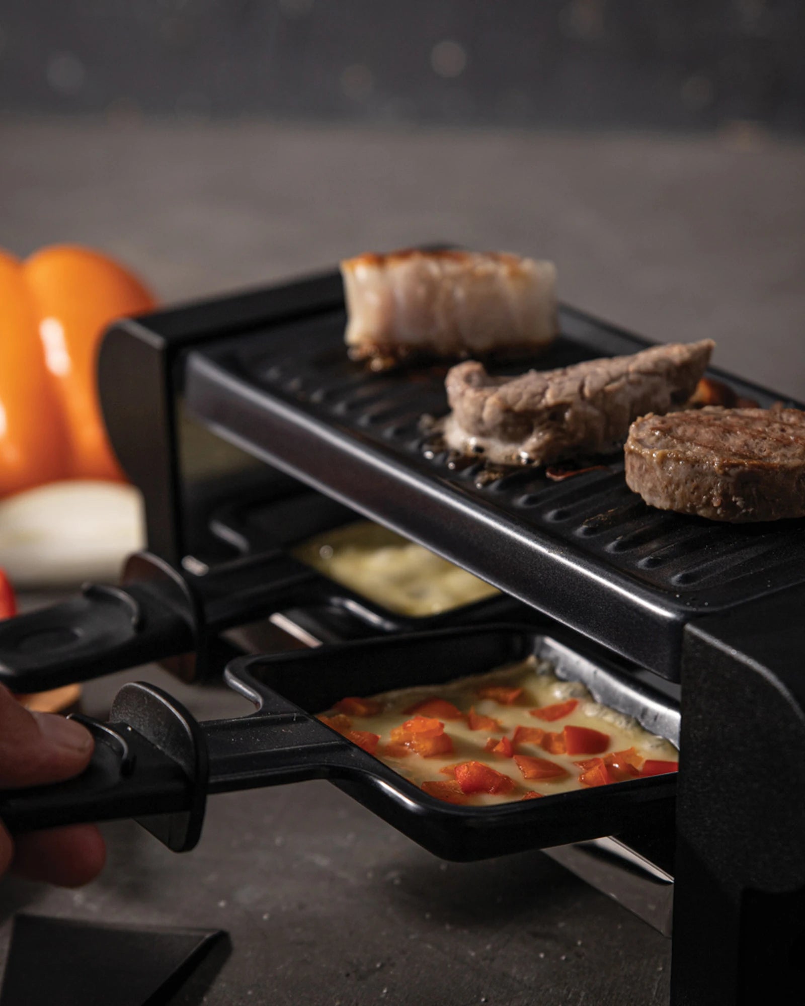 Custom stainless steel raclette grill Boska Mini - 8