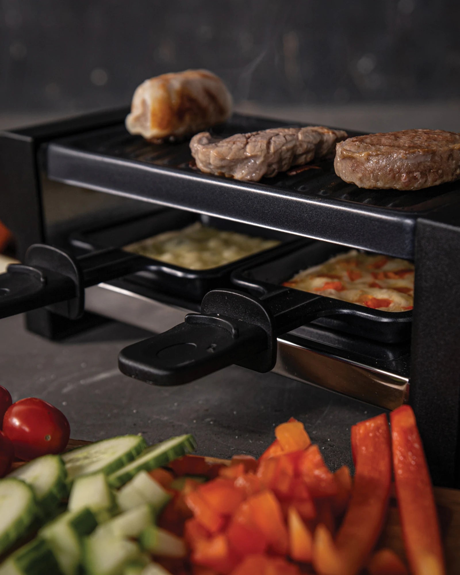 Custom stainless steel raclette grill Boska Mini - 10