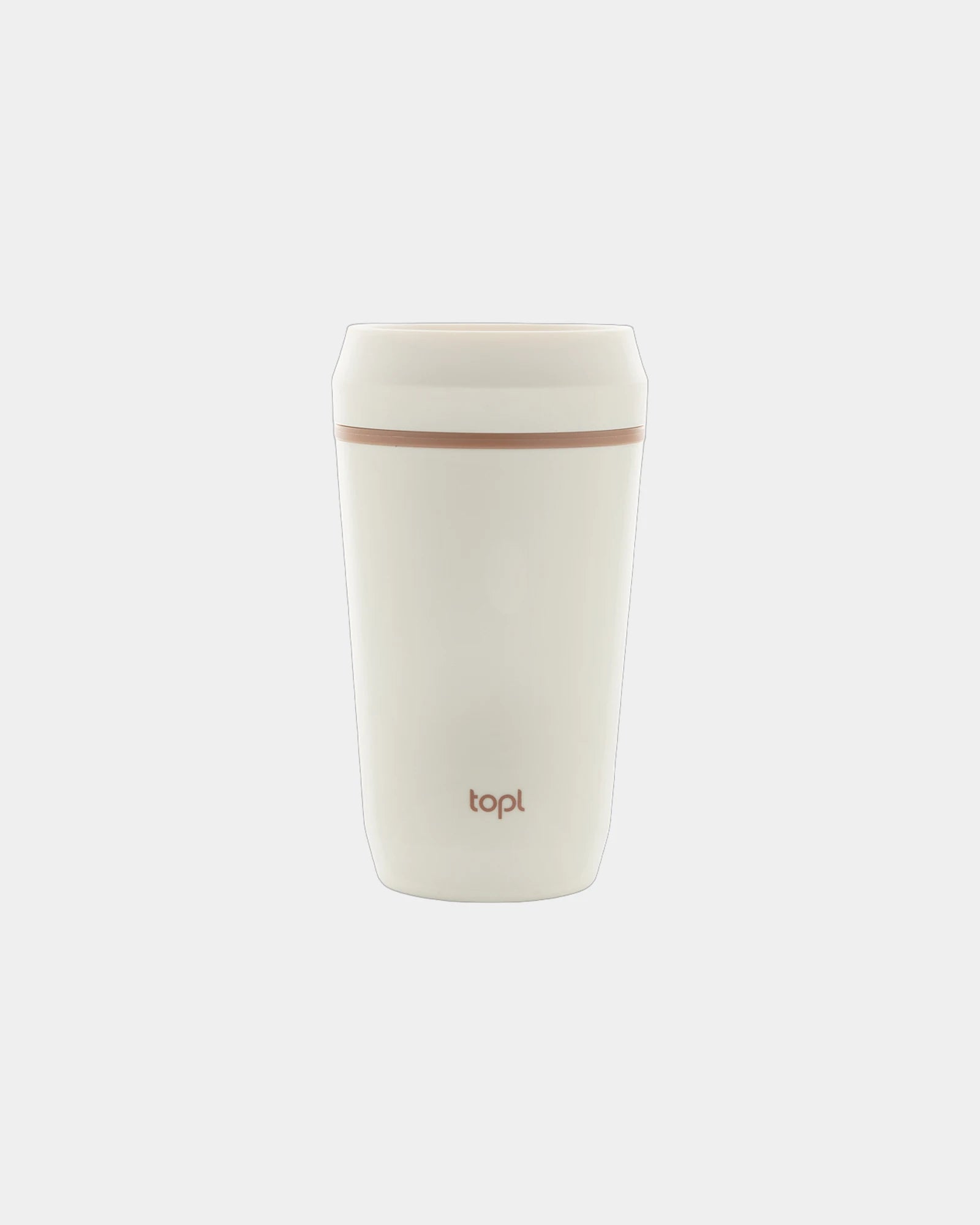 Custom recycled plastic 354ml mug - White