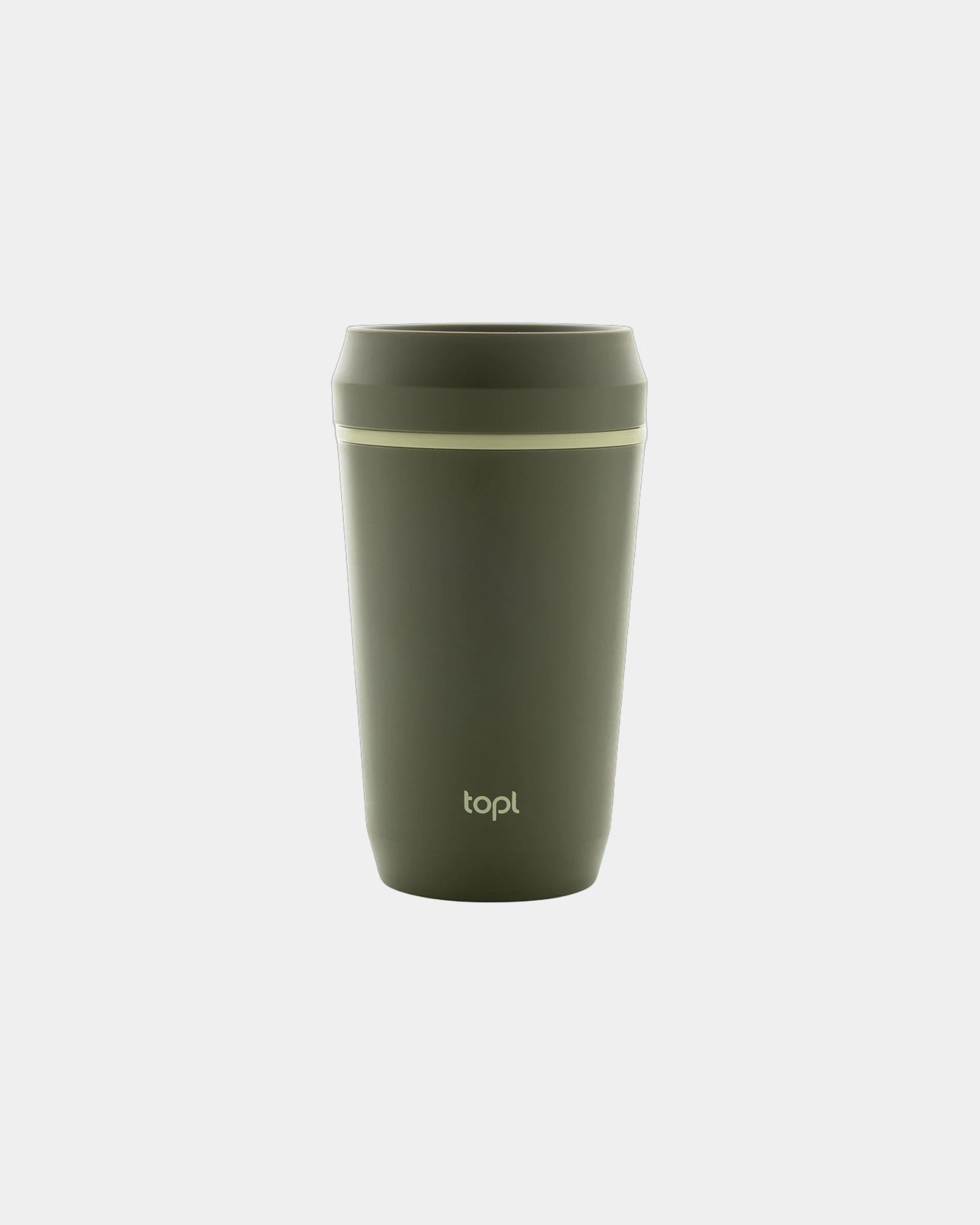 Custom recycled plastic 354ml mug - Green